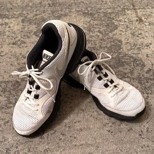 Nike White and Black Athletic Shoes